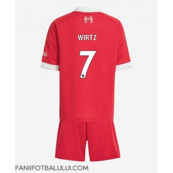 Liverpool Florian Wirtz #7 Echipament de Fotbal Replică 2025-26 Copii Acasa (+ Șorturi)